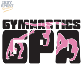 Multiple Color Gymnastic Vinyl Decal Stickers