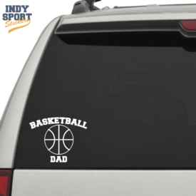 Silhouette Basket Decal for cars, windows, laptops and more