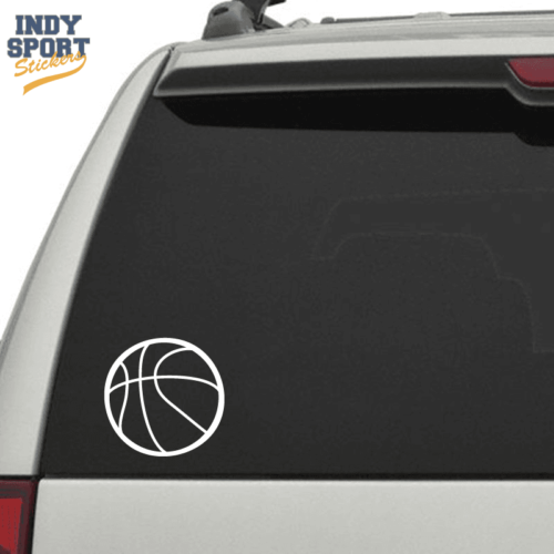 Silhouette Basket Decal for cars, windows, laptops and more