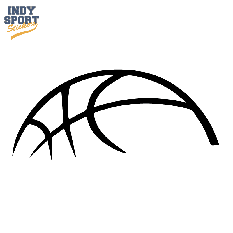 Download Basketball Silhouette Decal - Car Stickers and Decals