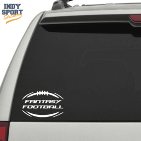 Silhouette Football Decal for cars, windows, laptops and more