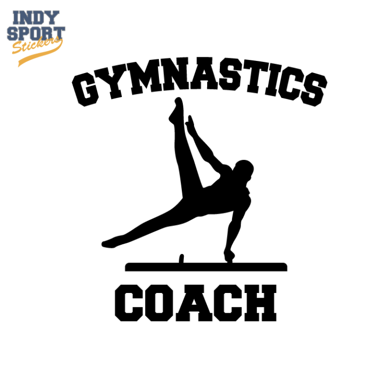 Custom Gymnastics Stickers and Decals - Indy Sport Stickers