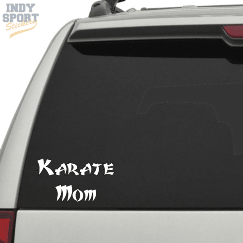 Silhouette Karate and Martial Arts Decal for cars, windows, laptops and more