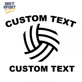 Silhouette Volleyball - Indy Sport Stickers